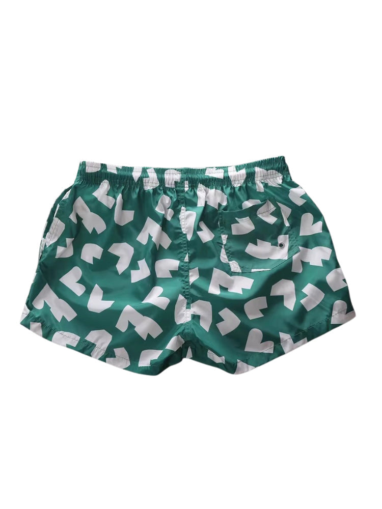 Men's Moisture-Wicking Lightweight & Airy Sporty Cut Comfy Board Shorts | dmunderwear detail image 11