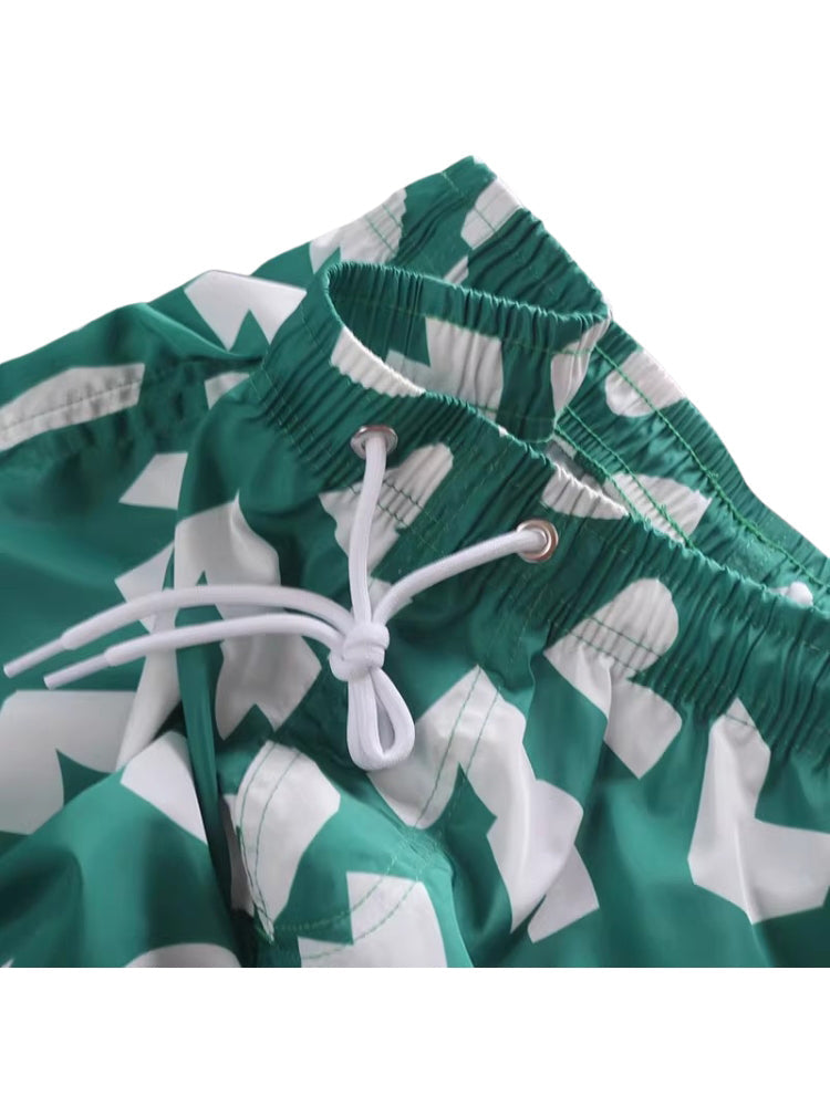 Men's Moisture-Wicking Lightweight & Airy Sporty Cut Comfy Board Shorts | dmunderwear detail image 13