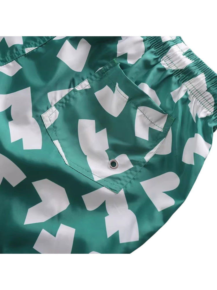 Men's Moisture-Wicking Lightweight & Airy Sporty Cut Comfy Board Shorts | dmunderwear detail image 14