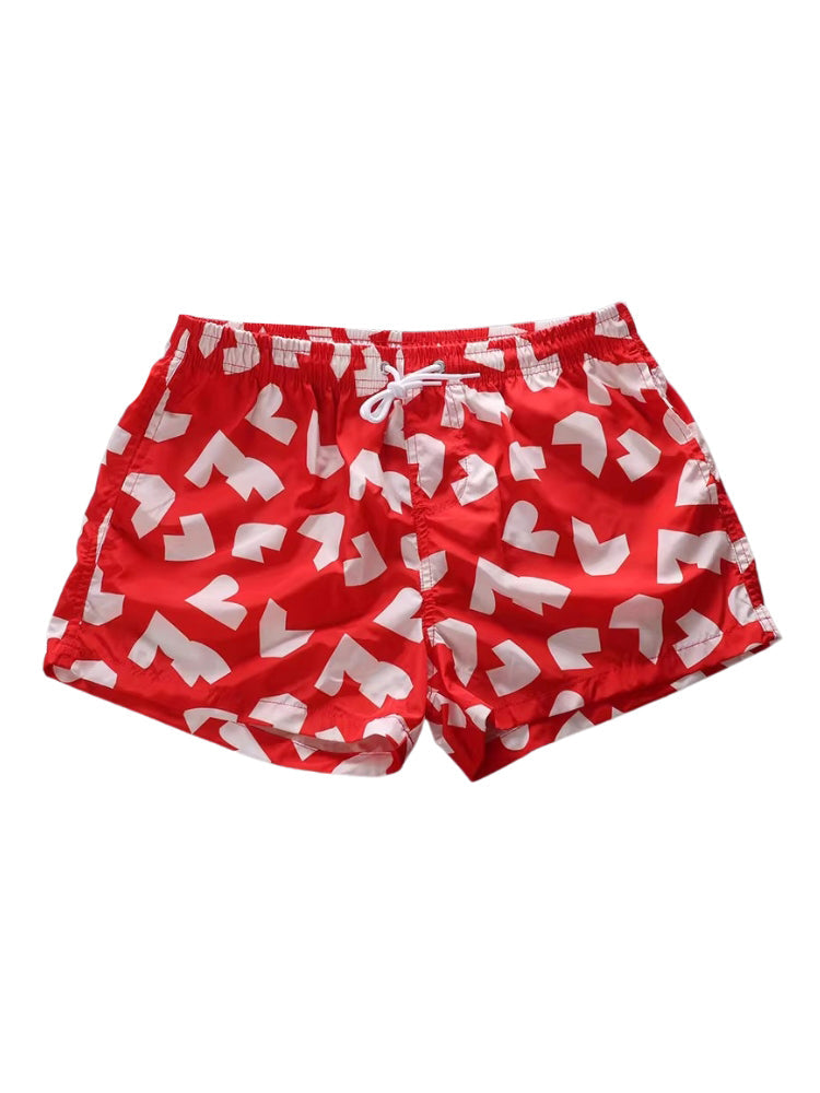 Men's Moisture-Wicking Lightweight & Airy Sporty Cut Comfy Board Shorts | dmunderwear detail image 19
