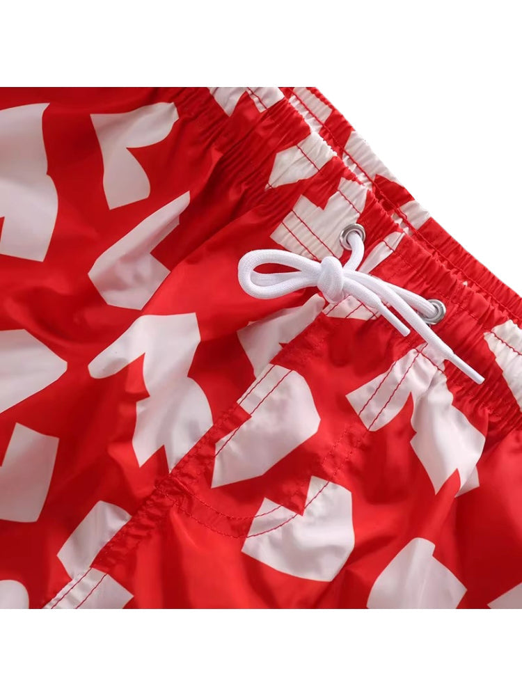 Men's Moisture-Wicking Lightweight & Airy Sporty Cut Comfy Board Shorts | dmunderwear detail image 20