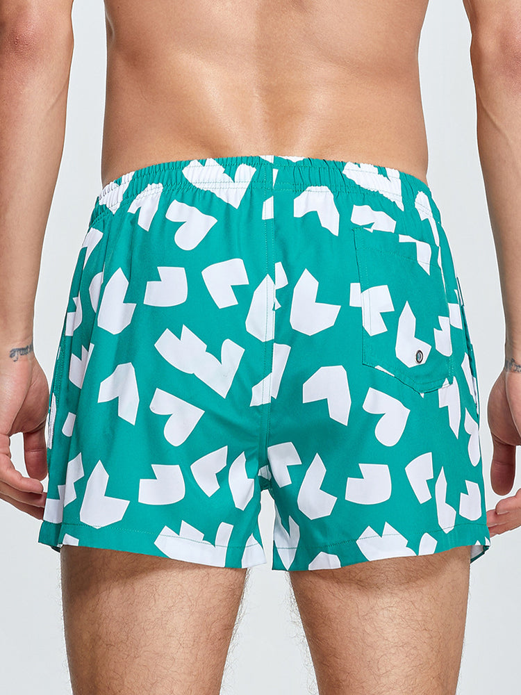 Men's Moisture-Wicking Lightweight & Airy Sporty Cut Comfy Board Shorts | dmunderwear detail image 9