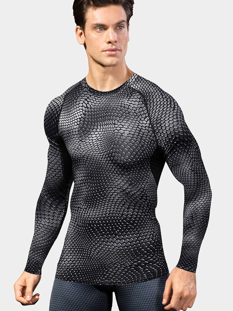 Men's Moisture-Wicking Lining No-Roll Waistband Full Coverage Activewear Tops & Tights | dmunderwear detail image 12