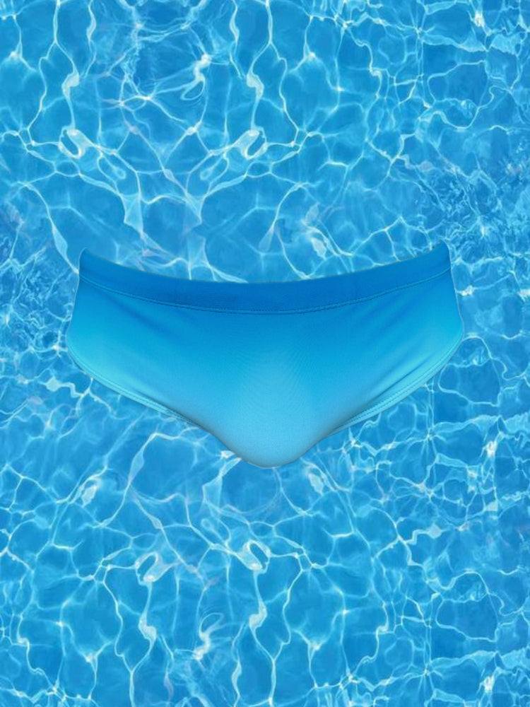 Men's Moisture-Wicking Stretch Fit Comfy Waistband Swim Briefs | dmunderwear