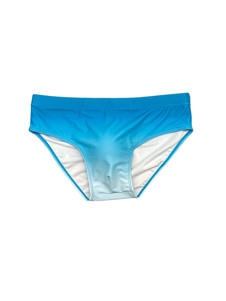 Men's Moisture-Wicking Stretch Fit Comfy Waistband Swim Briefs | dmunderwear detail image 10