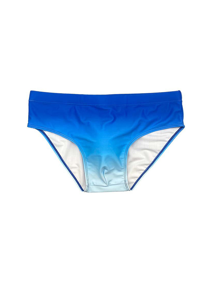 Men's Moisture-Wicking Stretch Fit Comfy Waistband Swim Briefs | dmunderwear detail image 14