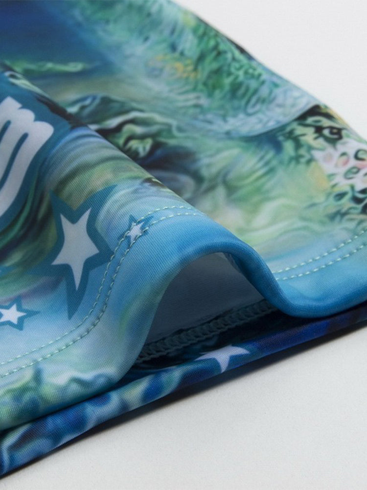 Men's Odor-Control Tagless & Seamless Stretch Fit Swim Trunks | dmunderwear detail image 15