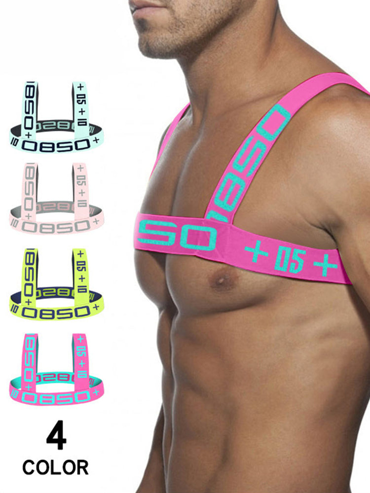 Men's Posture Support Harness Elastic Fitness Straps | dmunderwear detail image 10