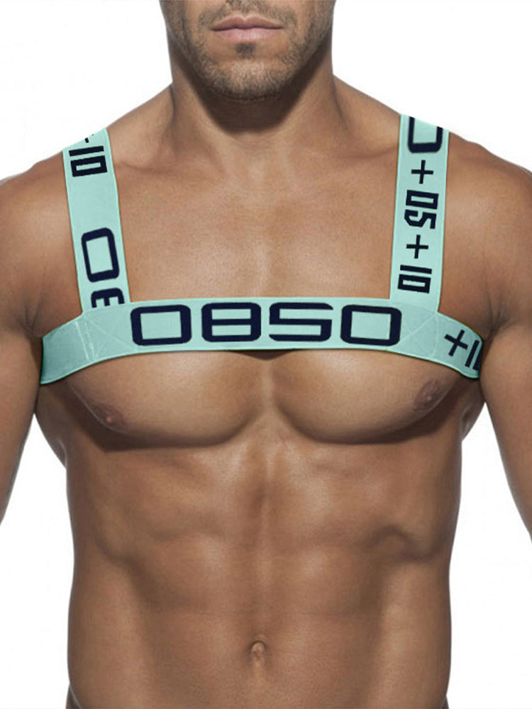 Men's Posture Support Harness Elastic Fitness Straps | dmunderwear detail image 3