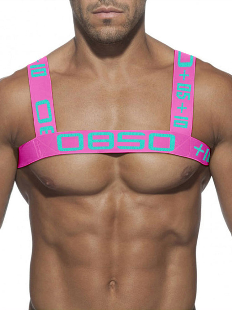 Men's Posture Support Harness Elastic Fitness Straps | dmunderwear detail image 9