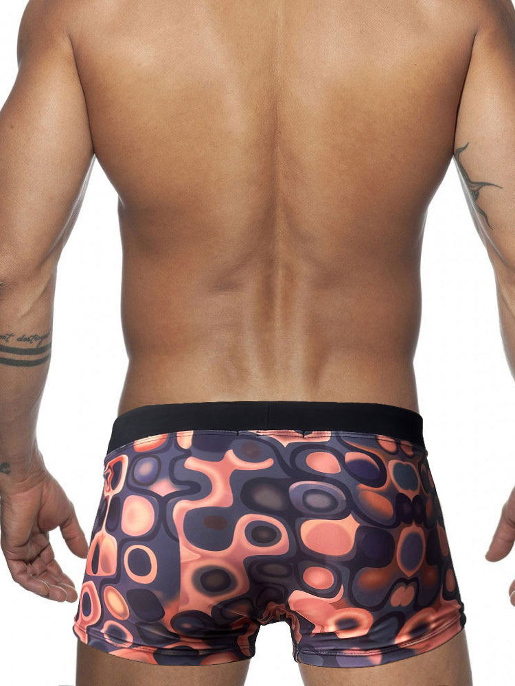 Men's Printed Beach Swim Shorts & Trunks | dmunderwear detail image 5