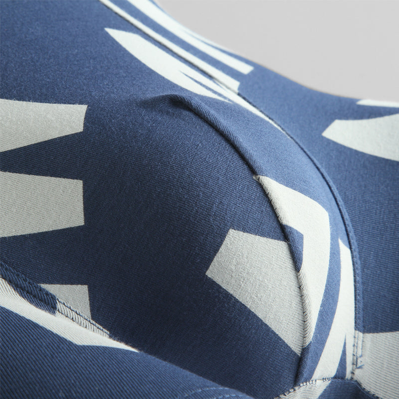 3Pcs Mens Printed U Convex Pouch Boxer Briefs | dmunderwear detail image 10