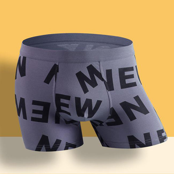 3Pcs Mens Printed U Convex Pouch Boxer Briefs | dmunderwear detail image 17
