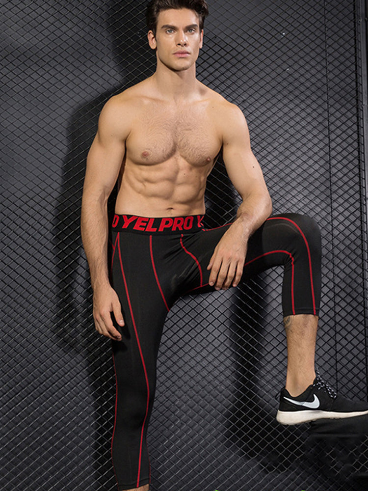 Men's PRO Compression Stretch Fit Quick-Dry Training Lightweight Tops & Tights | dmunderwear detail image 11