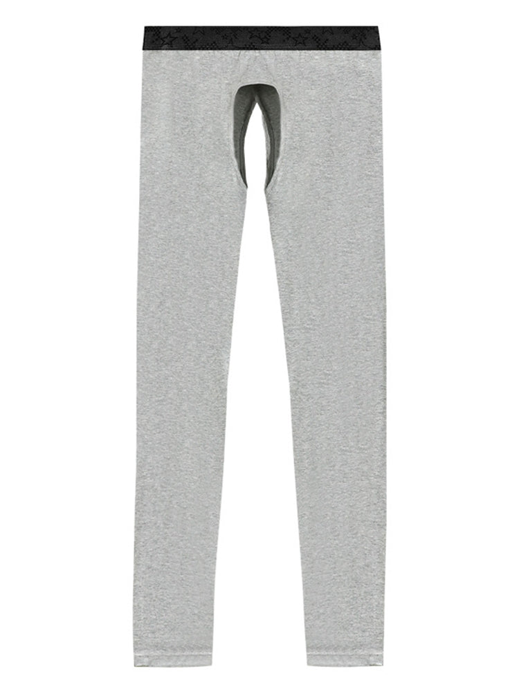 Men's Pure Cotton Open Crotch Breathable Warm Pants | dmunderwear detail image 20