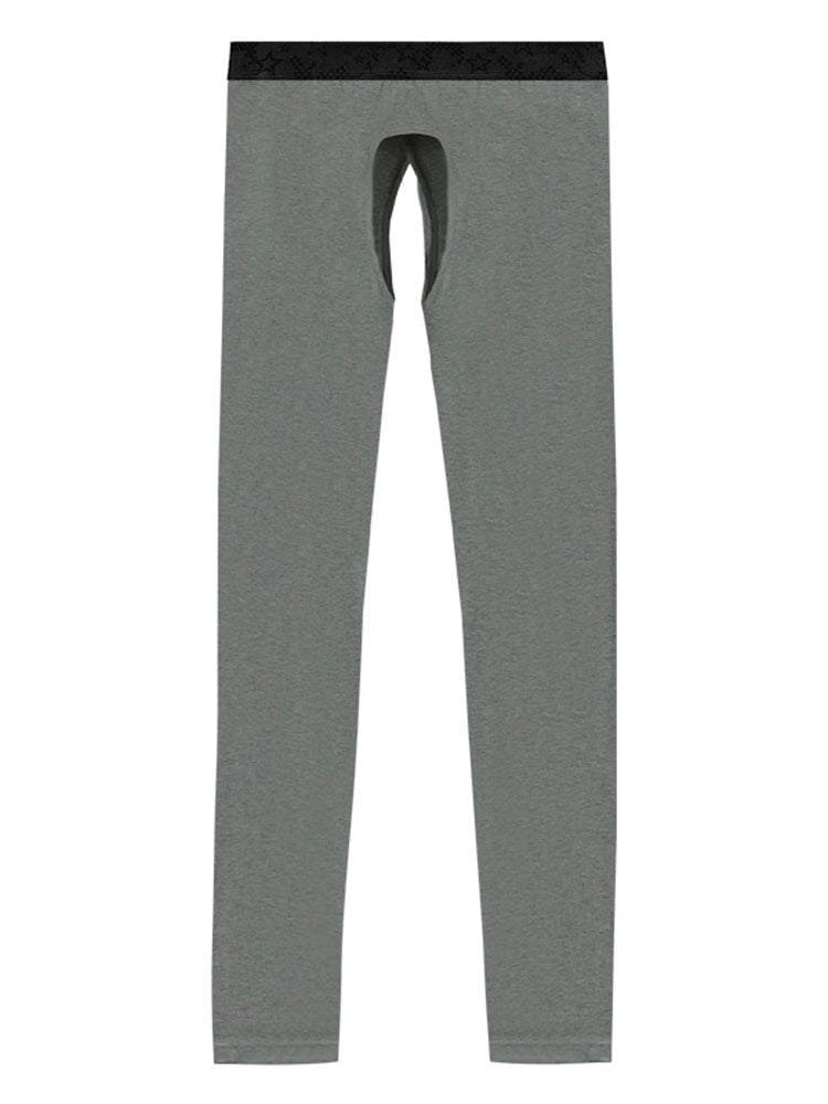 Men's Pure Cotton Open Crotch Breathable Warm Pants | dmunderwear detail image 8