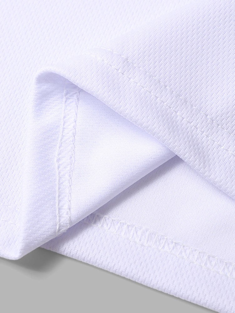 Men's Quick-Dry Active Relaxed Fit Workout Ready Skin-Friendly T-Shirt | dmunderwear detail image 10