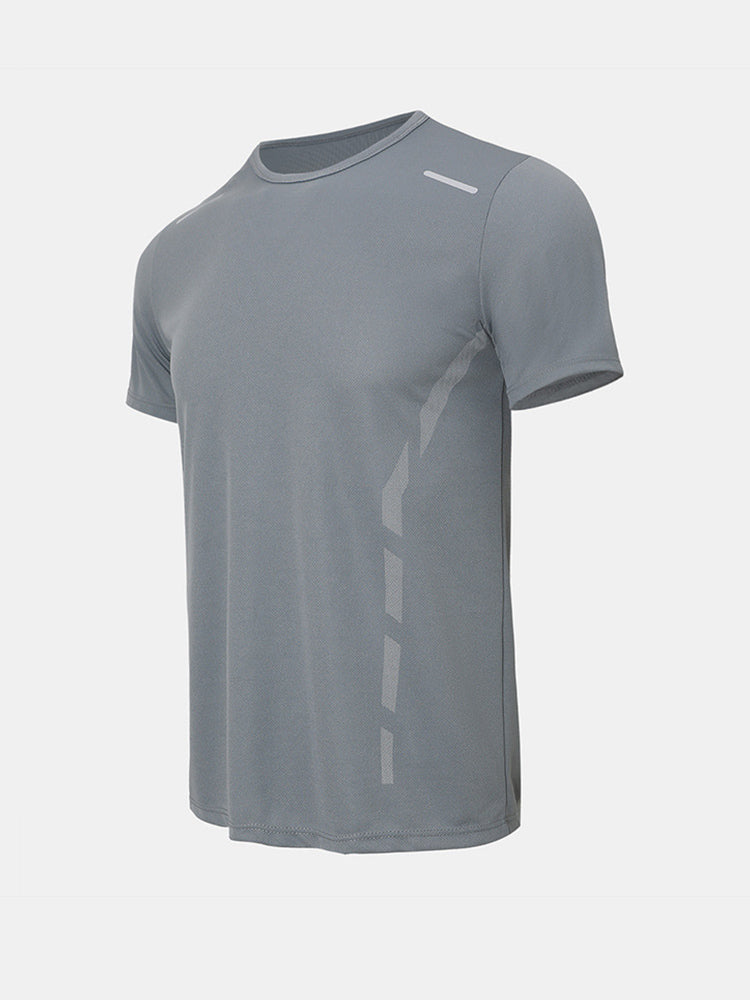 Men's Quick-Dry Active Relaxed Fit Workout Ready Skin-Friendly T-Shirt | dmunderwear detail image 14