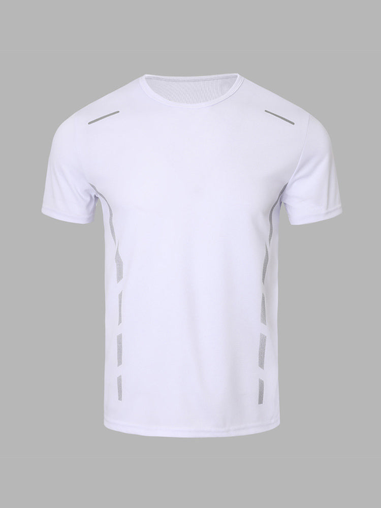 Men's Quick-Dry Active Relaxed Fit Workout Ready Skin-Friendly T-Shirt | dmunderwear detail image 16