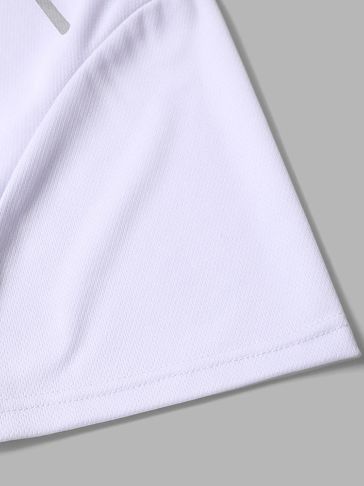 Men's Quick-Dry Active Relaxed Fit Workout Ready Skin-Friendly T-Shirt | dmunderwear detail image 7