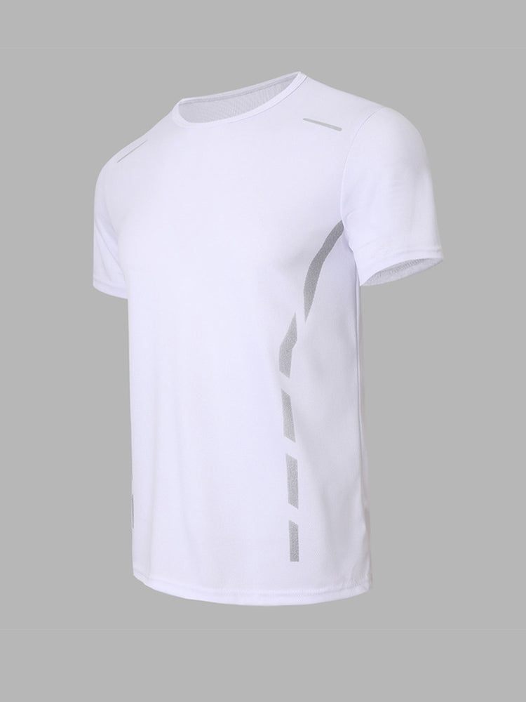 Men's Quick-Dry Active Relaxed Fit Workout Ready Skin-Friendly T-Shirt | dmunderwear detail image 8
