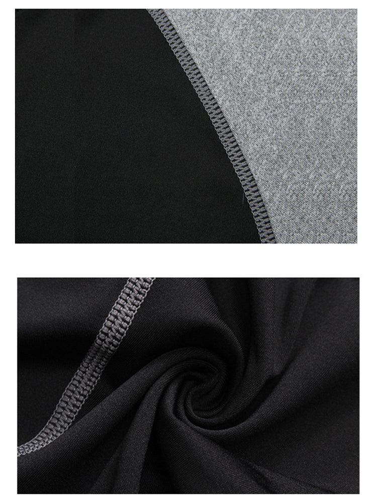 Men's Quick-Dry Fabric Sporty Cut Snug Fit Cooling Airflow Activewear Set | dmunderwear detail image 4