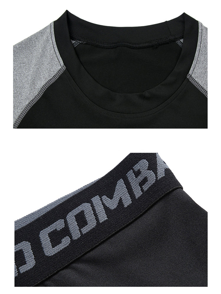 Men's Quick-Dry Fabric Sporty Cut Snug Fit Cooling Airflow Activewear Set | dmunderwear detail image 6