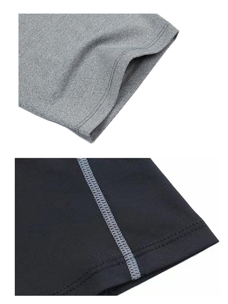 Men's Quick-Dry Fabric Sporty Cut Snug Fit Cooling Airflow Activewear Set | dmunderwear detail image 7