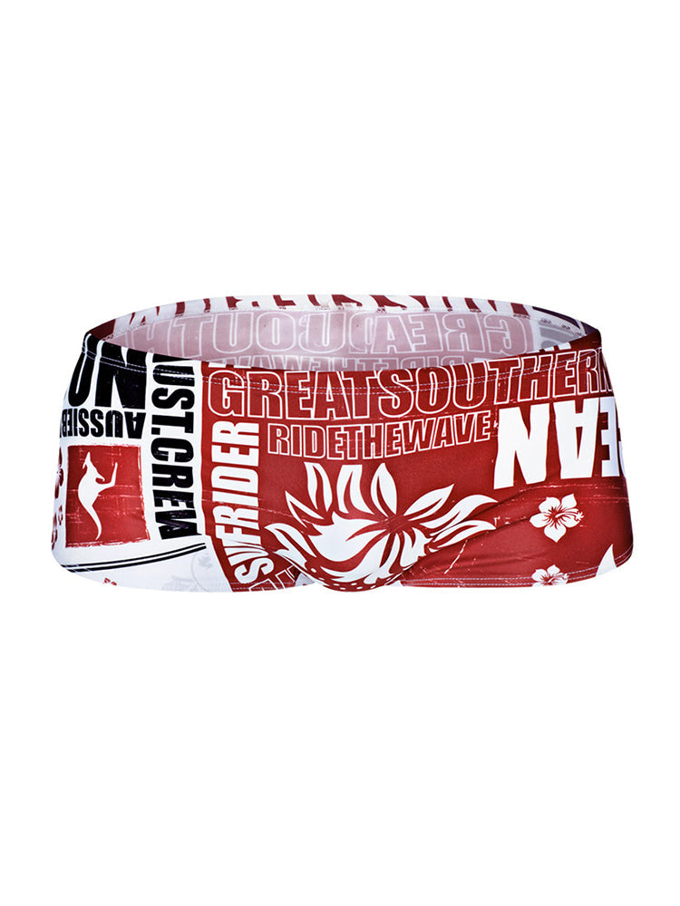Men's Quick-Dry Fabric Tagless & Seamless Swim Shorts & Trunks | dmunderwear detail image 8