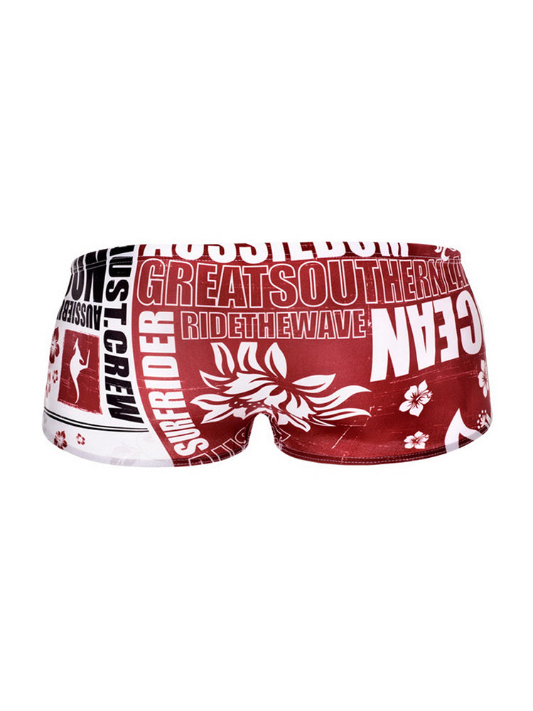 Men's Quick-Dry Fabric Tagless & Seamless Swim Shorts & Trunks | dmunderwear detail image 9