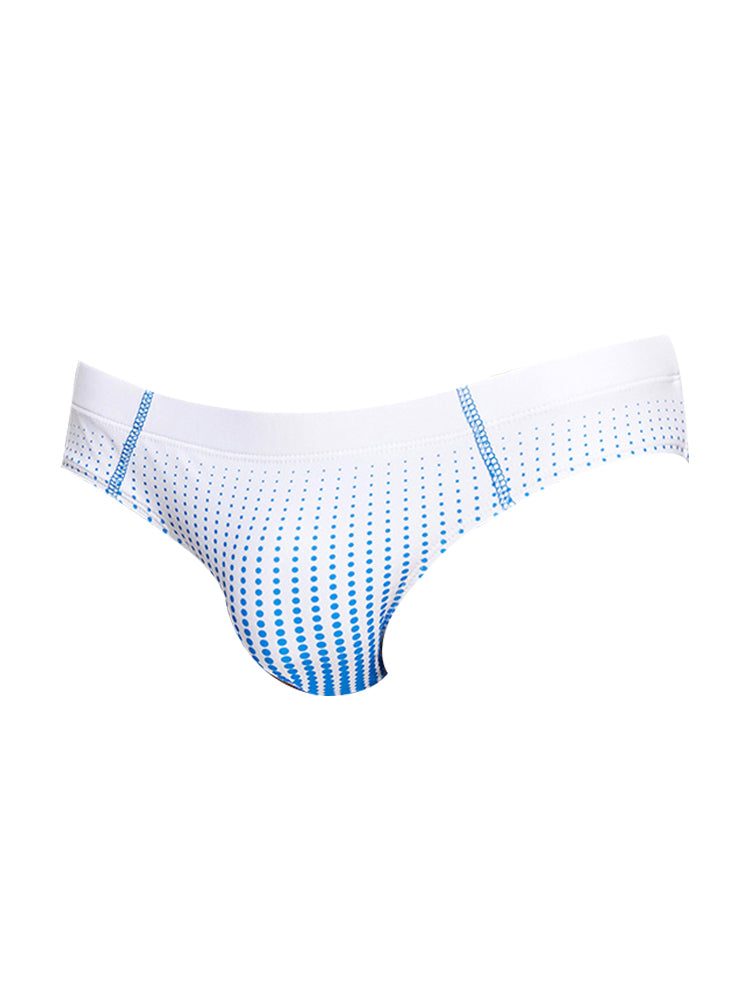 Men's Quick-Dry Full Coverage Low-Rise Swim Briefs | dmunderwear detail image 12