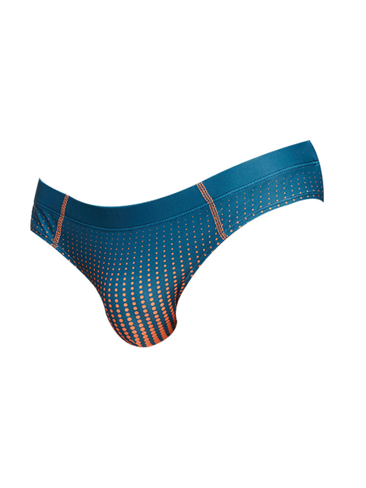 Men's Quick-Dry Full Coverage Low-Rise Swim Briefs | dmunderwear detail image 7
