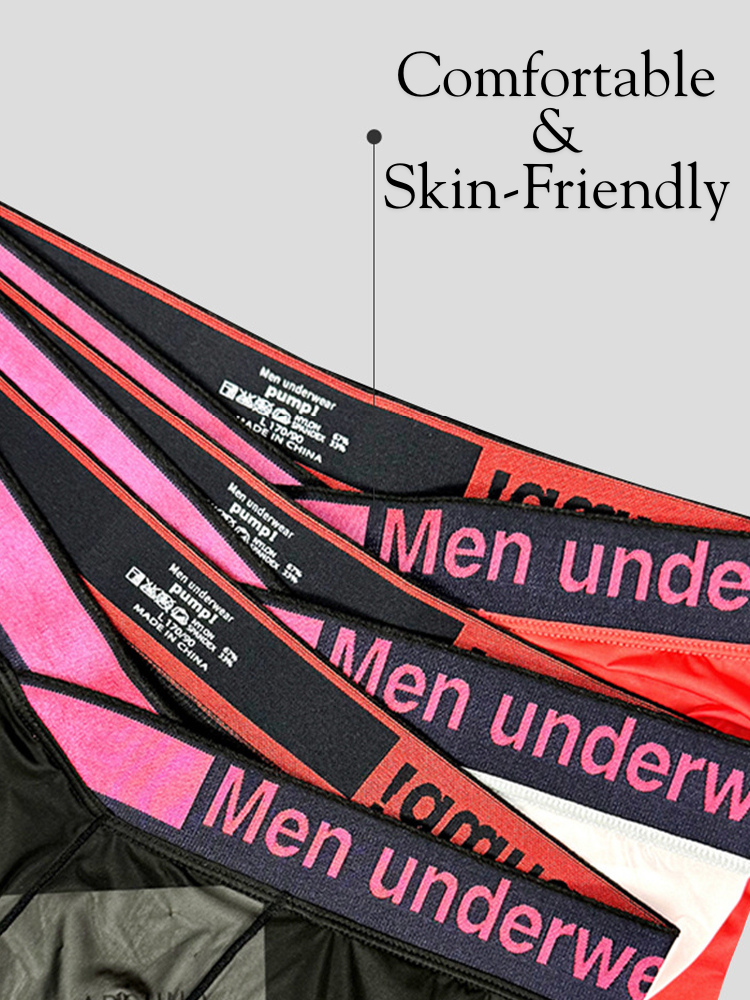 Men's Quick-Dry Semi-Sheer Lightweight Ice Silk Trunks | dmunderwear detail image 7