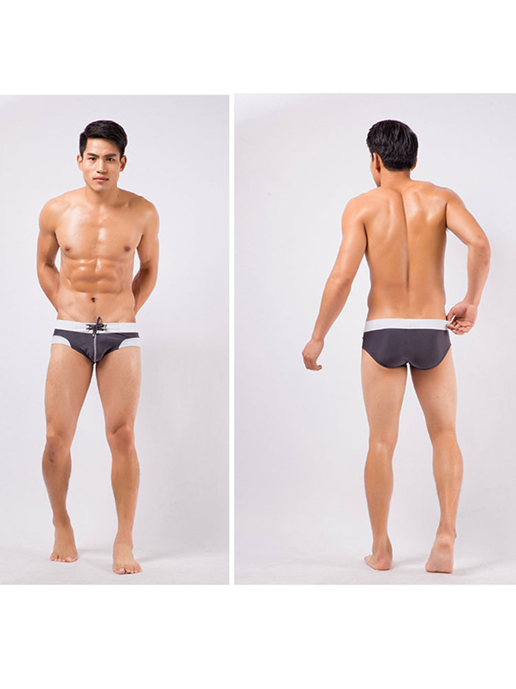 Men's Quick-Dry Workout Ready Odor-Control Swim Briefs | dmunderwear detail image 10