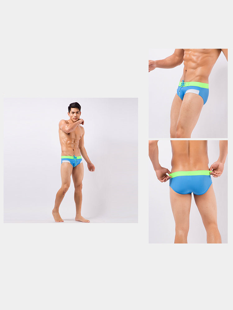 Men's Quick-Dry Workout Ready Odor-Control Swim Briefs | dmunderwear detail image 5