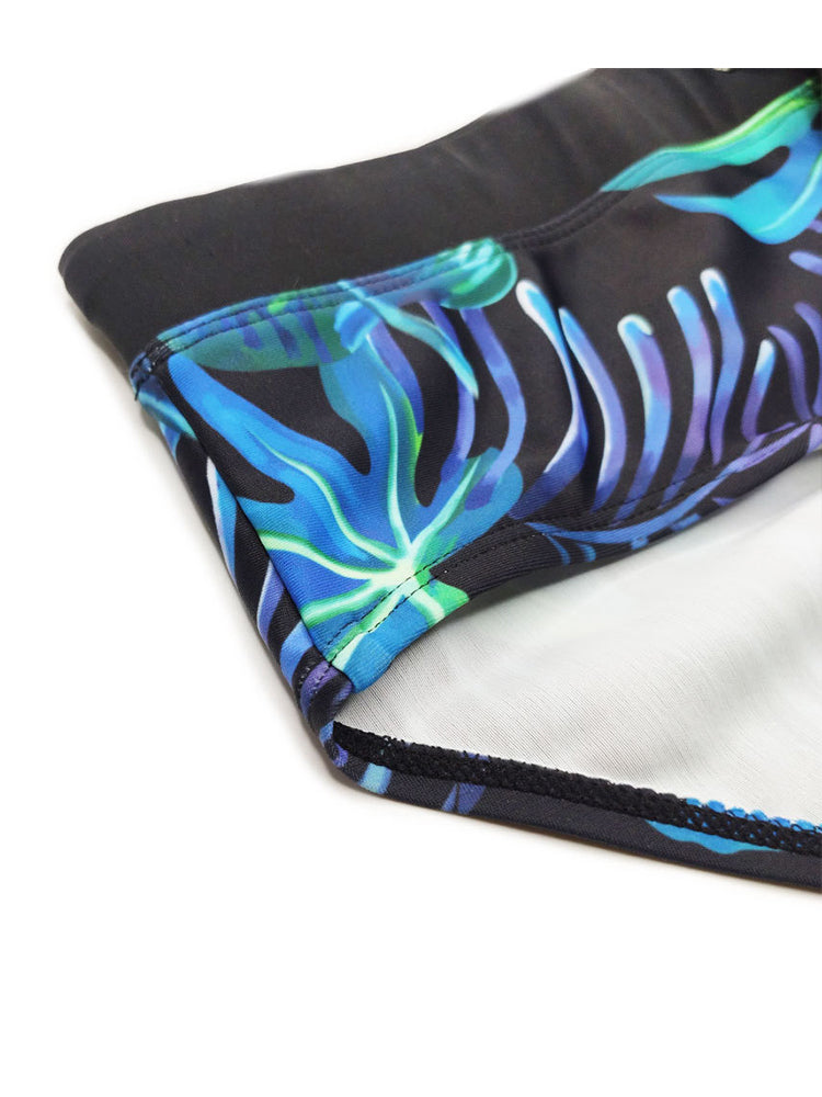 Men's Retro Print Casual Beach Swim Briefs | dmunderwear detail image 10