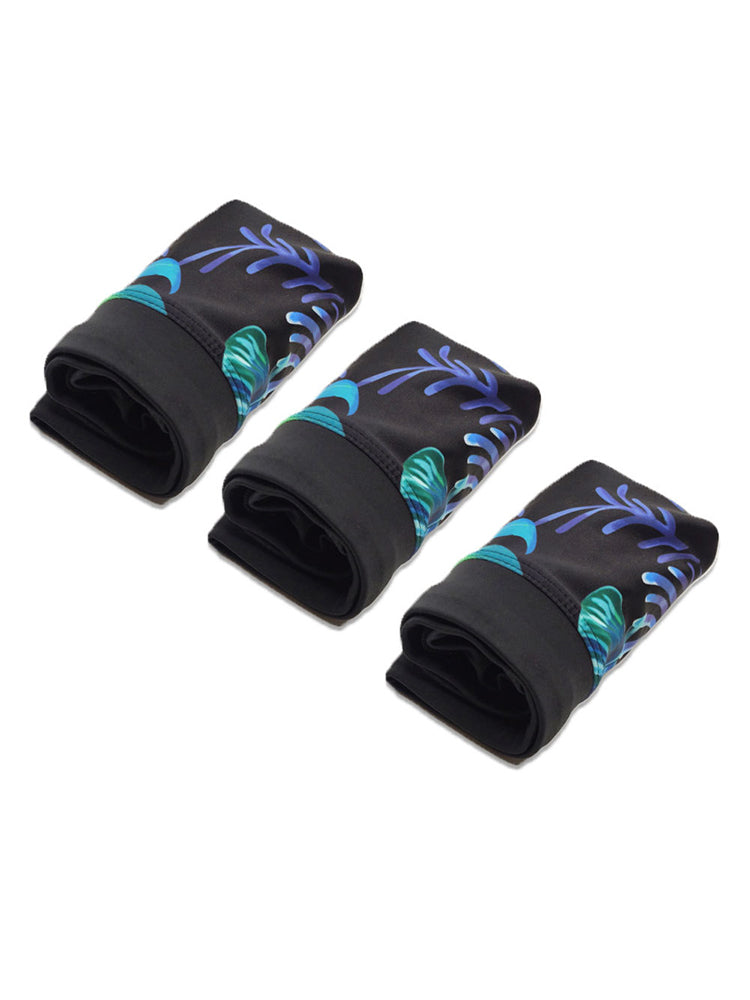 Men's Retro Print Casual Beach Swim Briefs | dmunderwear detail image 11