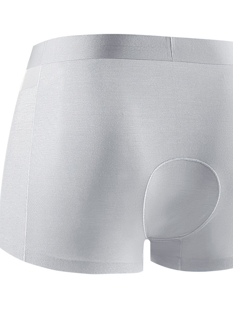 Men's Seamless Antibacterial Modal Trunk | dmunderwear detail image 13
