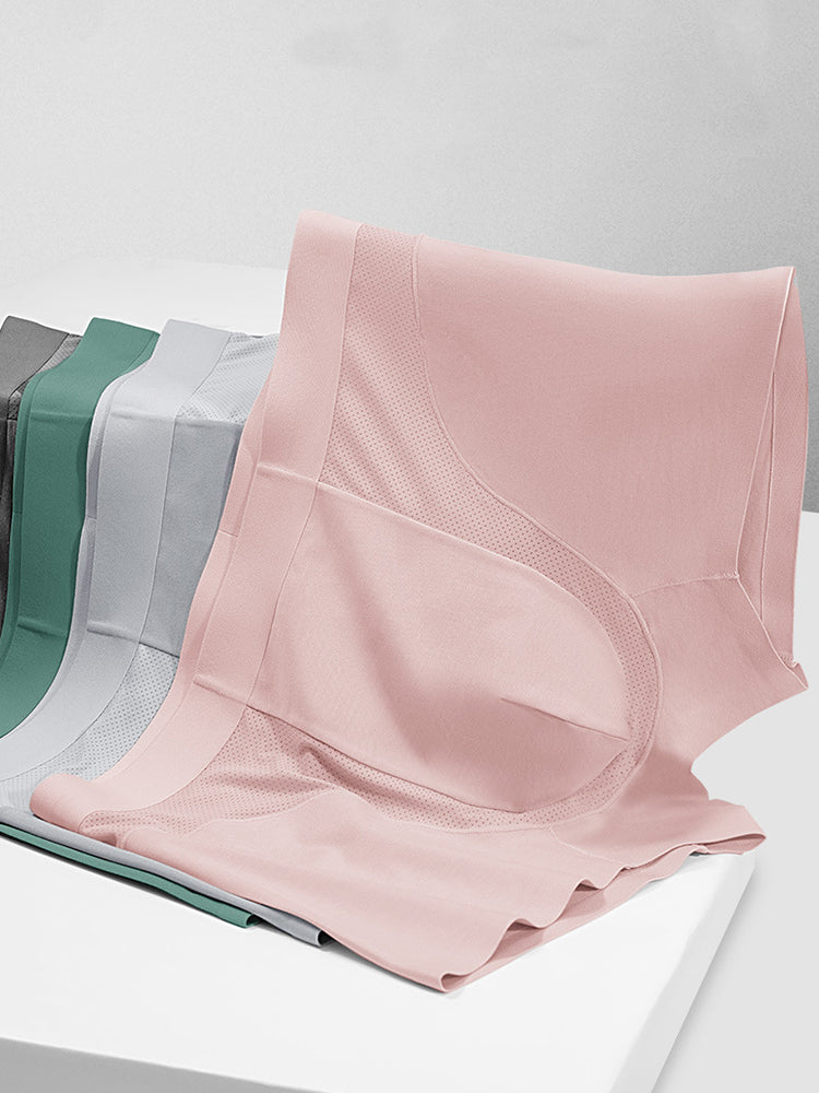 Men's Seamless Antibacterial Modal Trunk | dmunderwear detail image 17