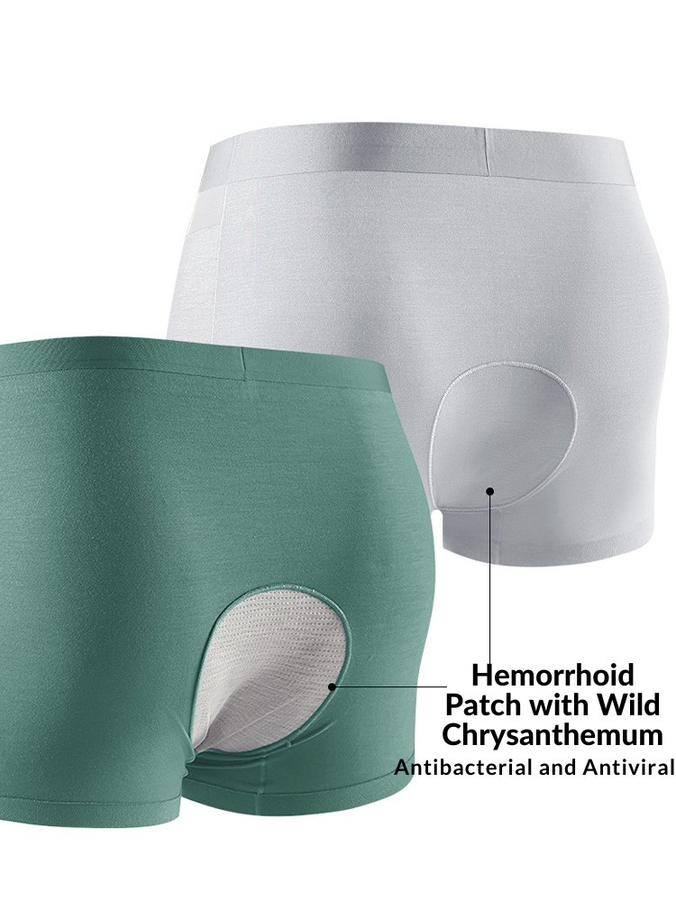 Men's Seamless Antibacterial Modal Trunk | dmunderwear detail image 4