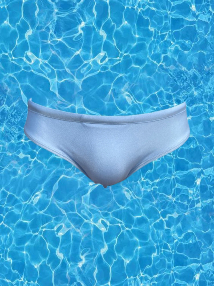 Men's Seamless Comfort Sexy Solid Color Full Coverage Swim Briefs | dmunderwear
