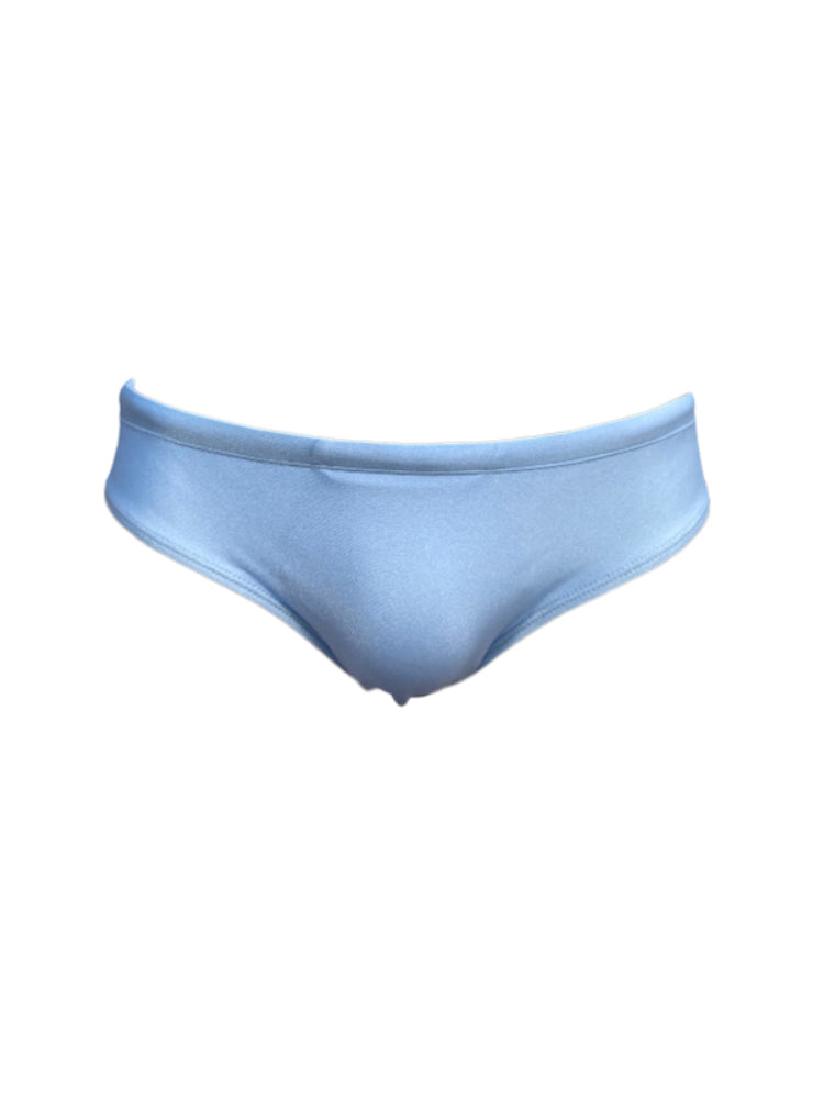 Men's Seamless Comfort Sexy Solid Color Full Coverage Swim Briefs | dmunderwear detail image 7