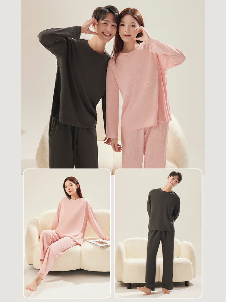 Men's Seamless Comfort Snug-Fit Second-Skin Solid Color Lounge & Sleepwear | dmunderwear detail image 12