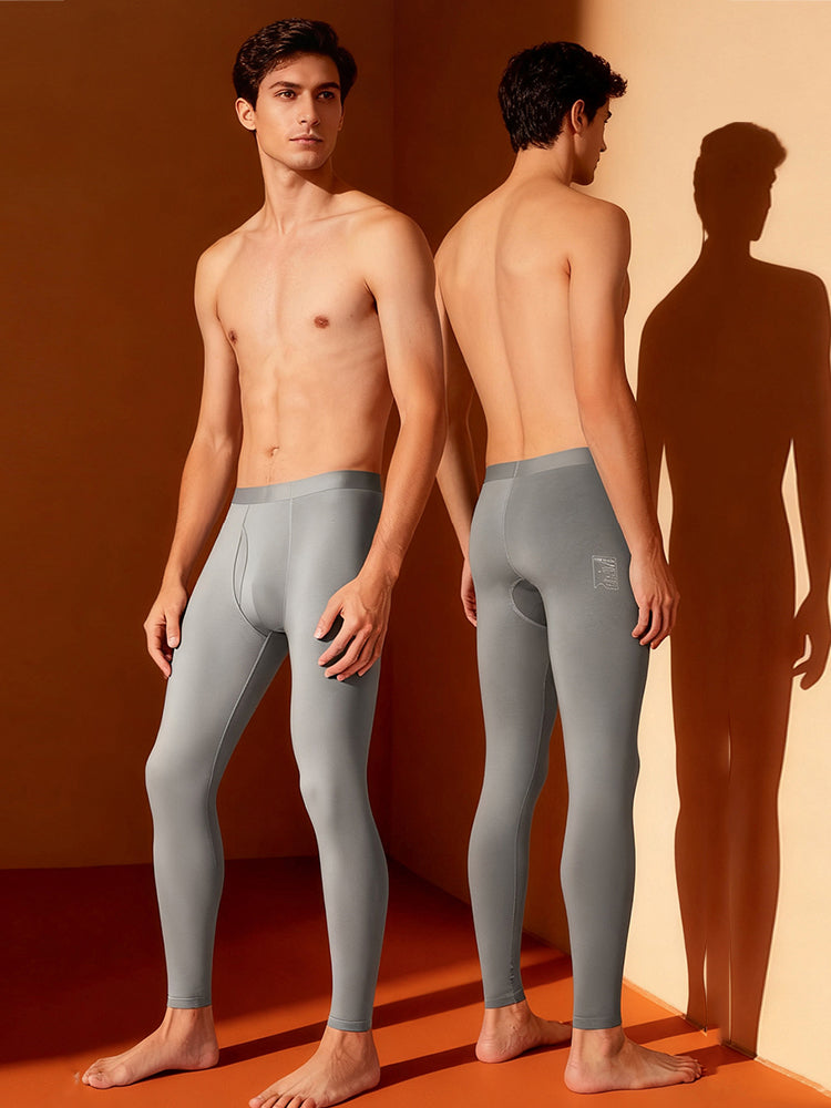 Men's Seamless Premium Cotton Smooth Sleep-Ready Thermal Bottoms | dmunderwear