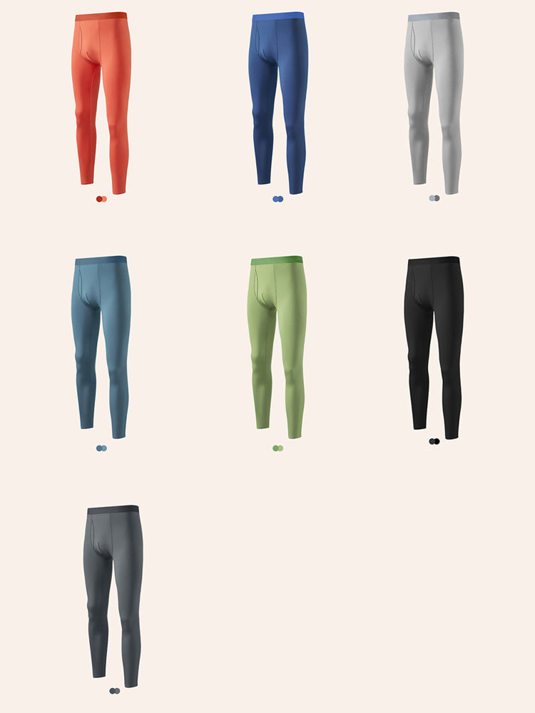 Men's Seamless Premium Cotton Smooth Sleep-Ready Thermal Bottoms | dmunderwear detail image 14
