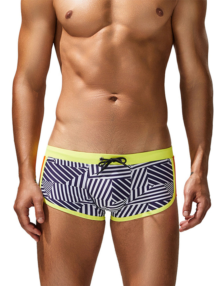 Men's Seamless Quick-Dry High Stretch Swim Shorts & Trunks | dmunderwear detail image 12