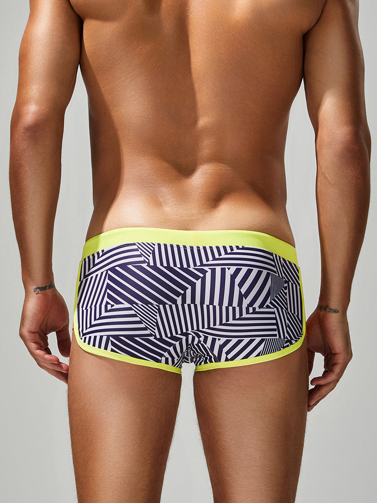 Men's Seamless Quick-Dry High Stretch Swim Shorts & Trunks | dmunderwear detail image 13