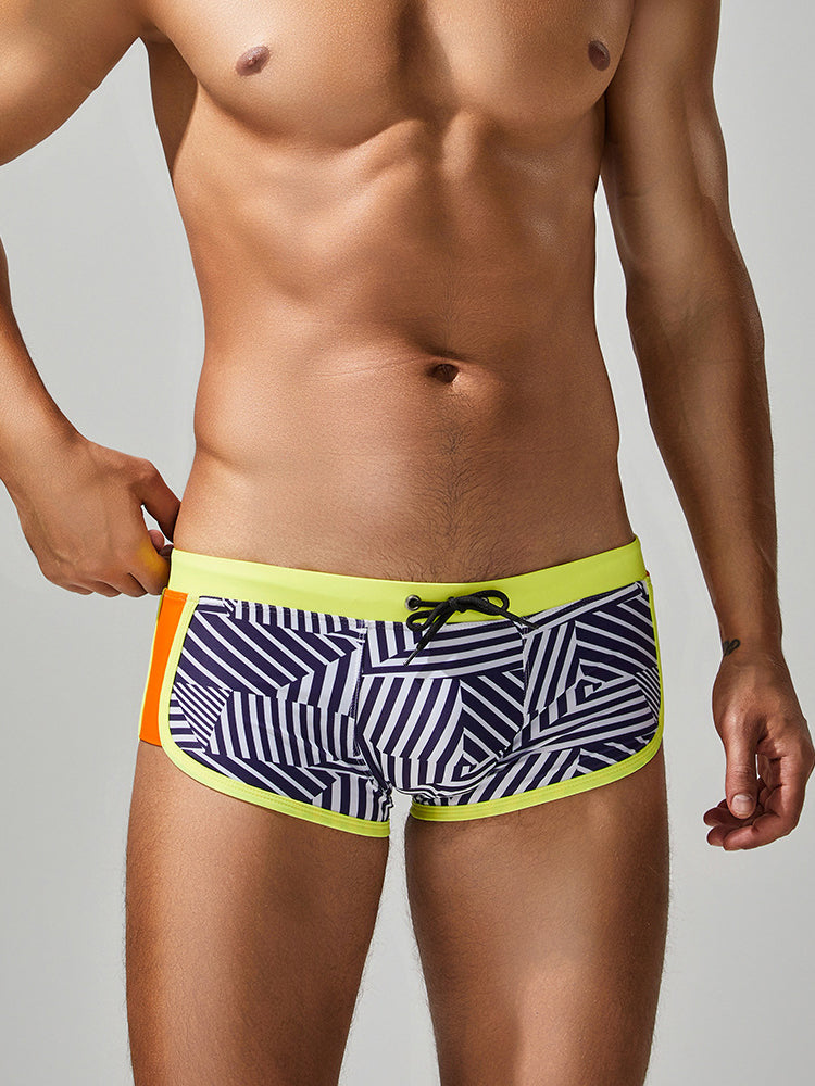 Men's Seamless Quick-Dry High Stretch Swim Shorts & Trunks | dmunderwear detail image 15
