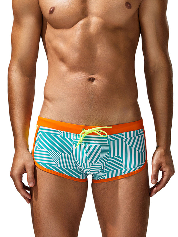 Men's Seamless Quick-Dry High Stretch Swim Shorts & Trunks | dmunderwear detail image 7