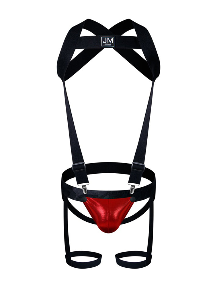 Men's Second-Skin Feel Adjustable Skin-Friendly Chafe-Free Design Shoulder Strap & Jockstrap | dmunderwear